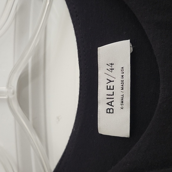 Bailey 44 NWOT XS Grumeti River Maxi Dress High Low Black White Graphic Ruched - Picture 6 of 15